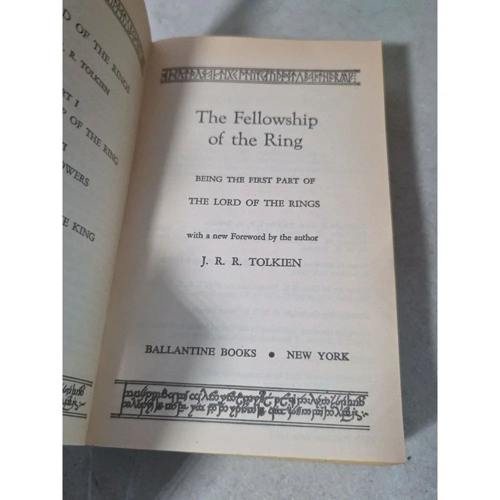 Lord of the Rings One & Two, Silmarillion, Tolkein Reader J.R.R. Tolkein Lot 4